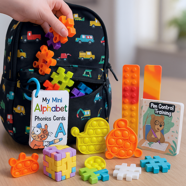 Built-In Entertainment: Why Toys Belong in Your Toddler’s Backpack