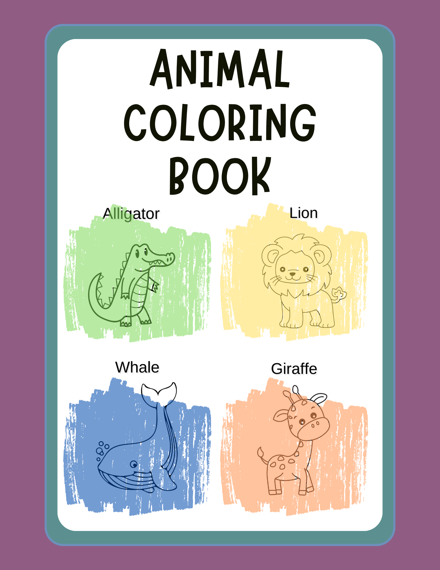 Animal Coloring Book