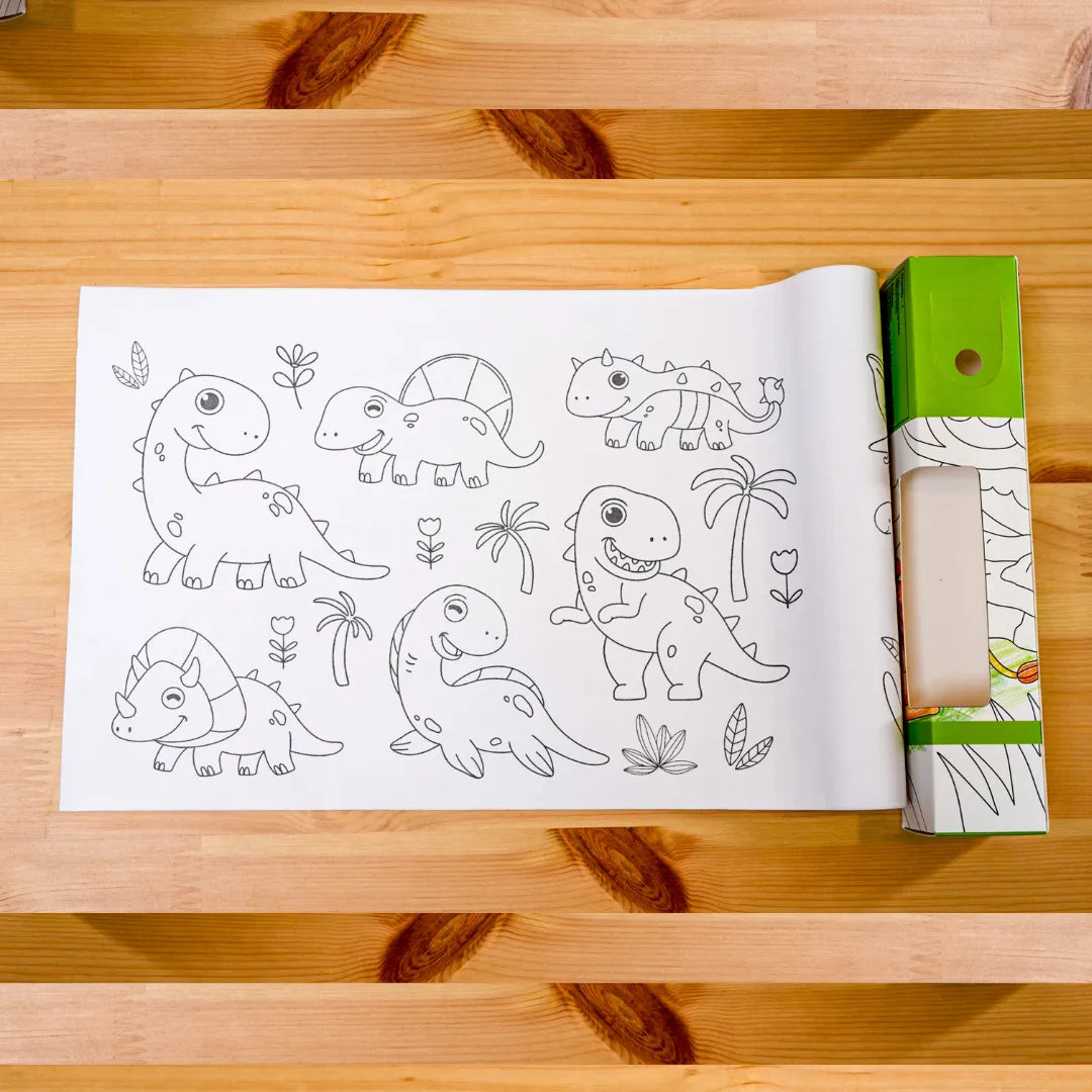 Sticky Coloring Pages Tear-Off Sticky Coloring Scroll Sheets – Dondersteen