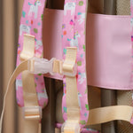 girls pink traveling backpack