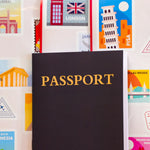 passport sticker book for 3 year old kids