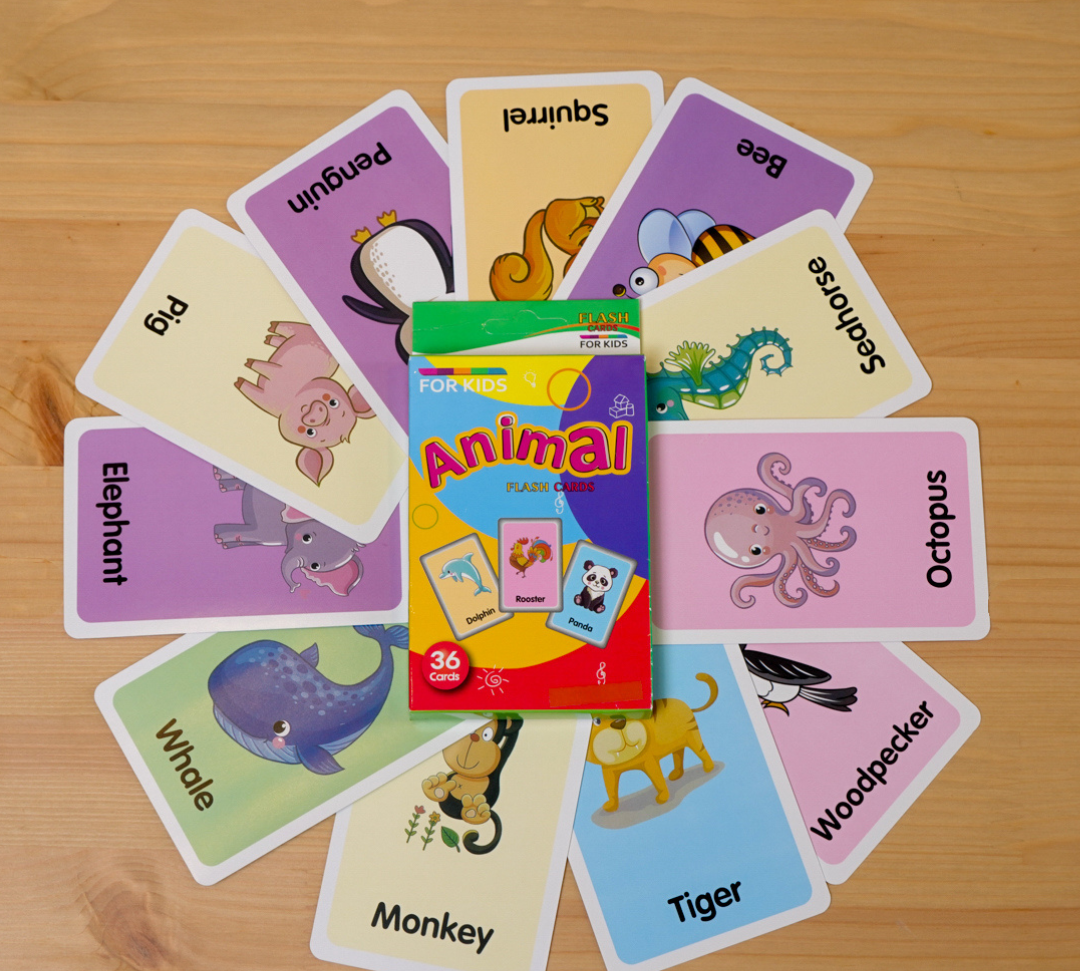 animal toy cards for 2 year olds