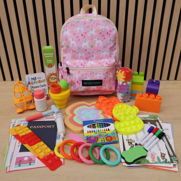 3 Year Old Backpack + Toys alternate image