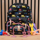 kids traveling backpack with toys
