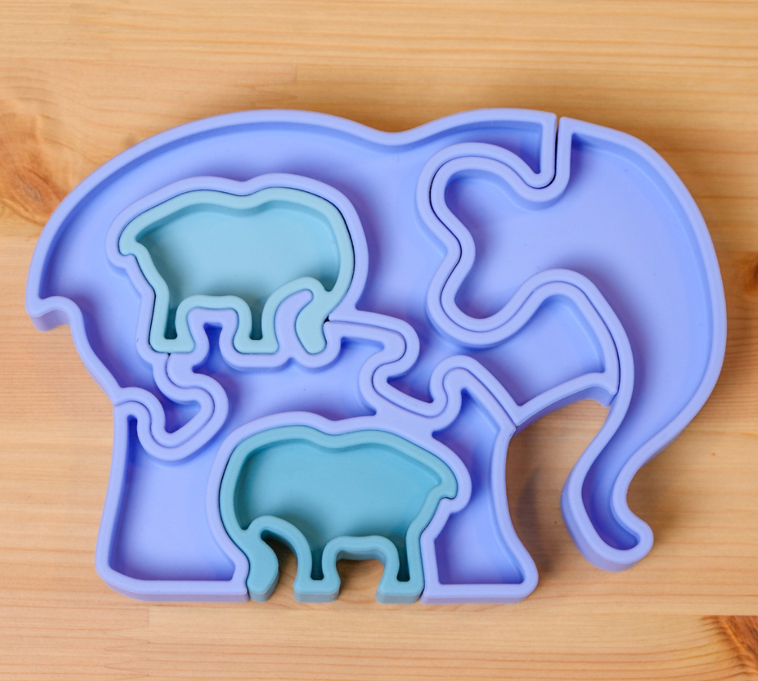 silicone puzzle for 1 year olds